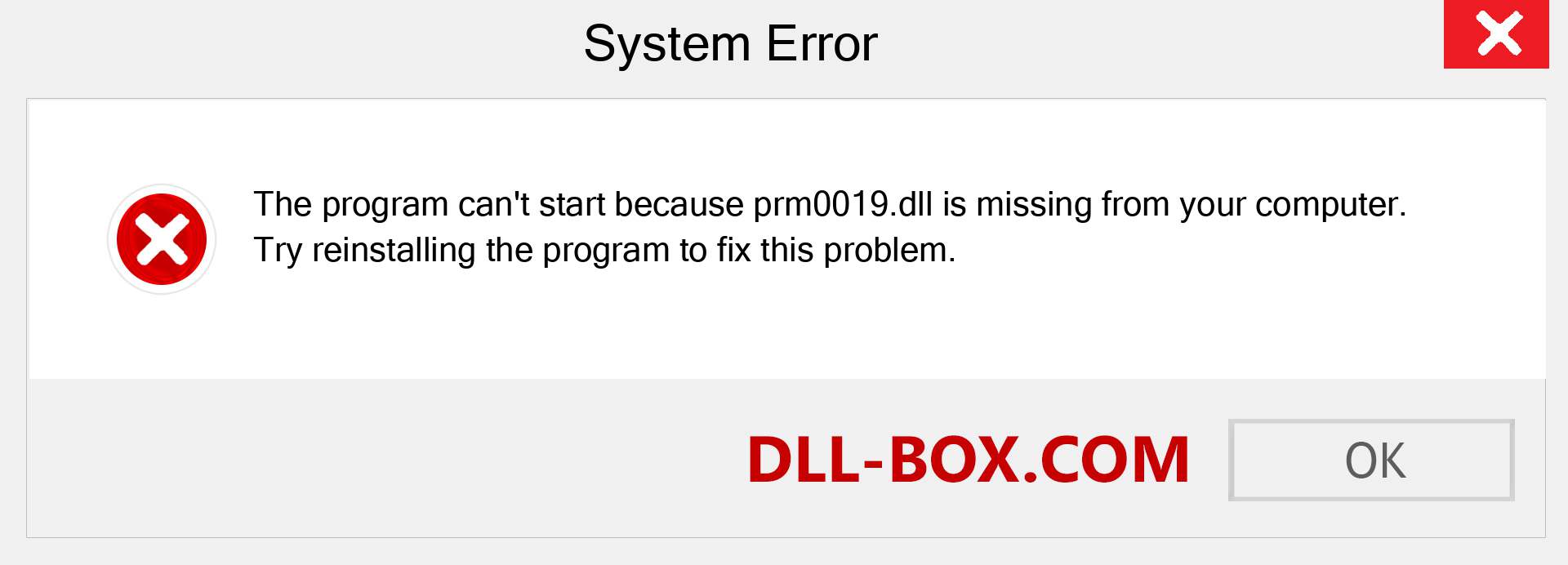  prm0019.dll file is missing?. Download for Windows 7, 8, 10 - Fix  prm0019 dll Missing Error on Windows, photos, images